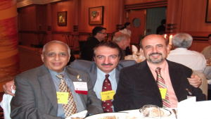 WIP Founder Prithvi Raj with distinguished Pain clinicians Ramsin Benyamin & Nagy Mikhael